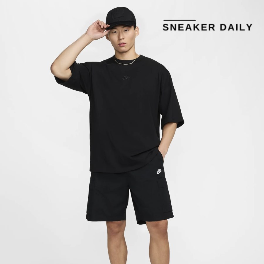 áo nike sportswear premium essentials men's oversized t-shirt hf9607-010