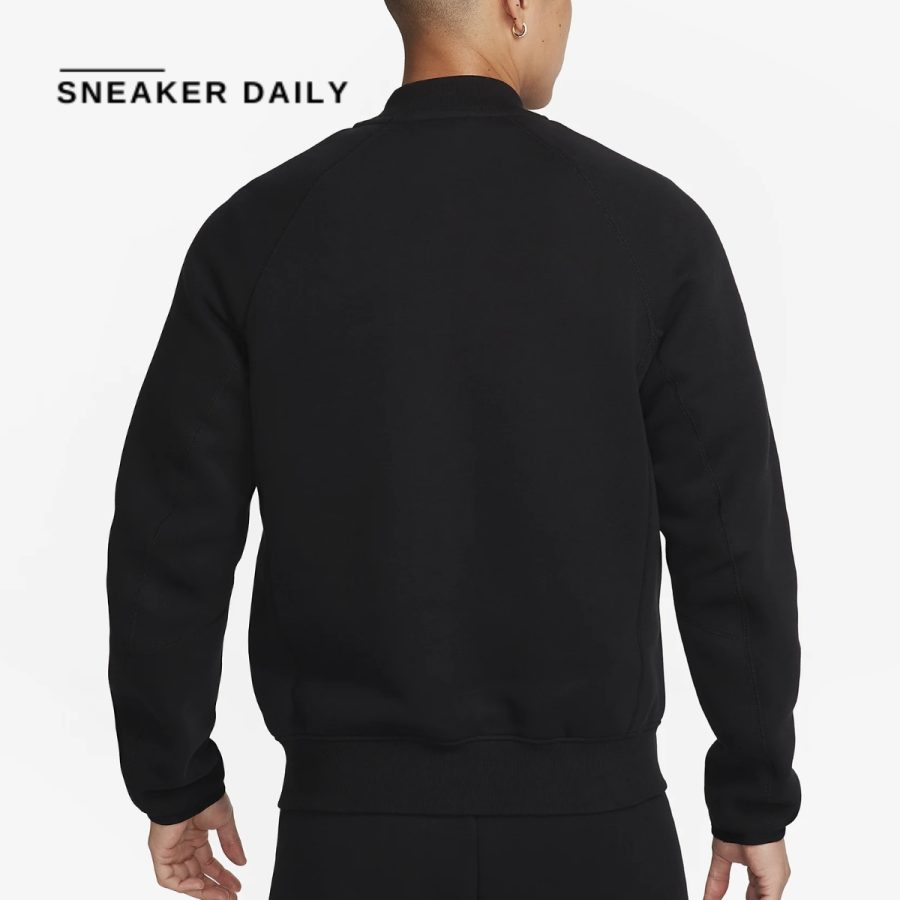áo nike sportswear tech fleece men's bomber jacket fb8009-010