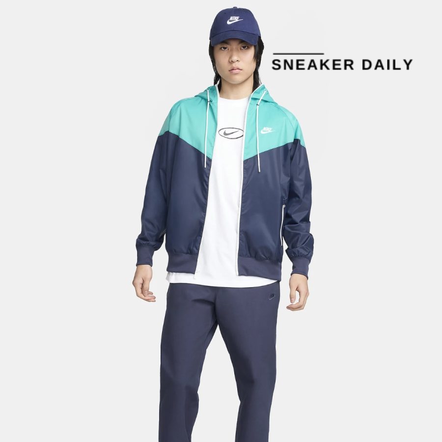 áo nike sportswear windrunner men hooded jacket da0002-411