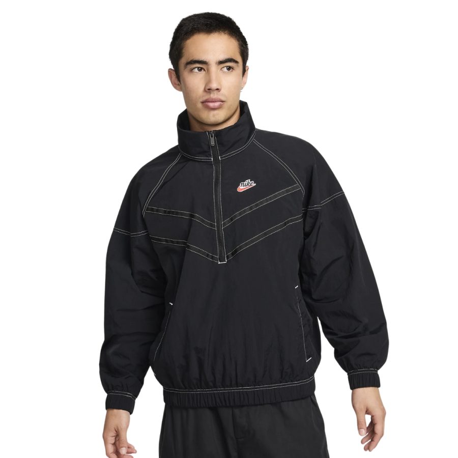 áo nike sportswear windrunner men's 1_2-zip hooded jacket dm6861-010