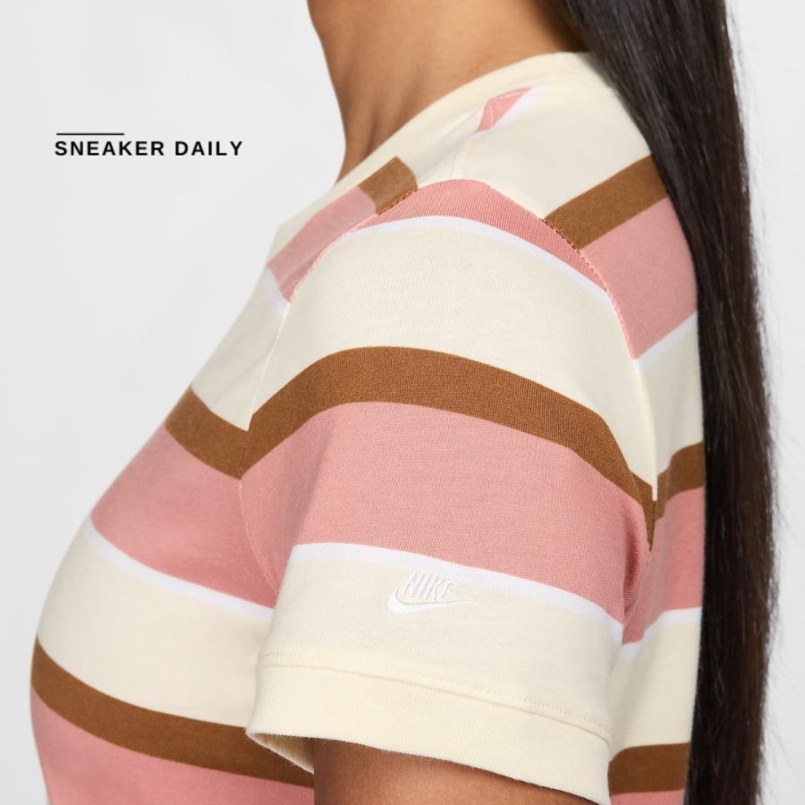 áo nike sportswear women's ringer t-shirt hj6872-113