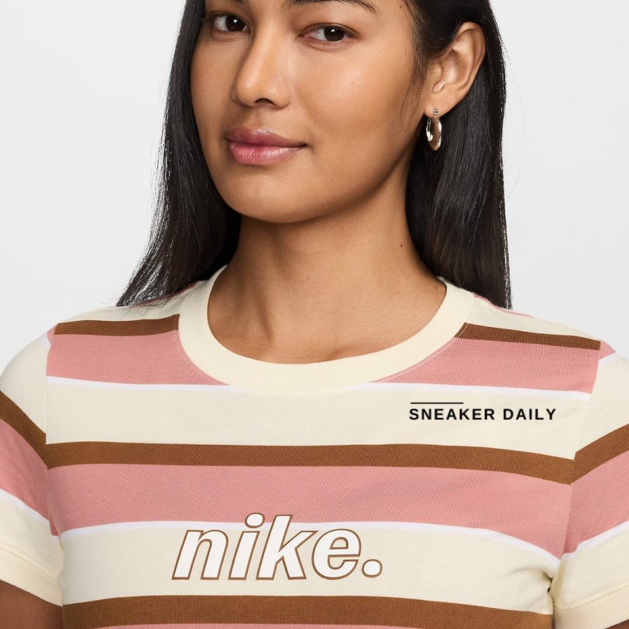 áo nike sportswear women's ringer t-shirt hj6872-113