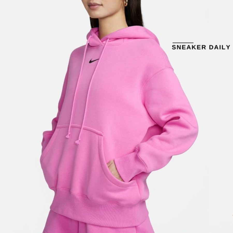 áo nike sportwear phoenix fleece 'pink' dq5861-675