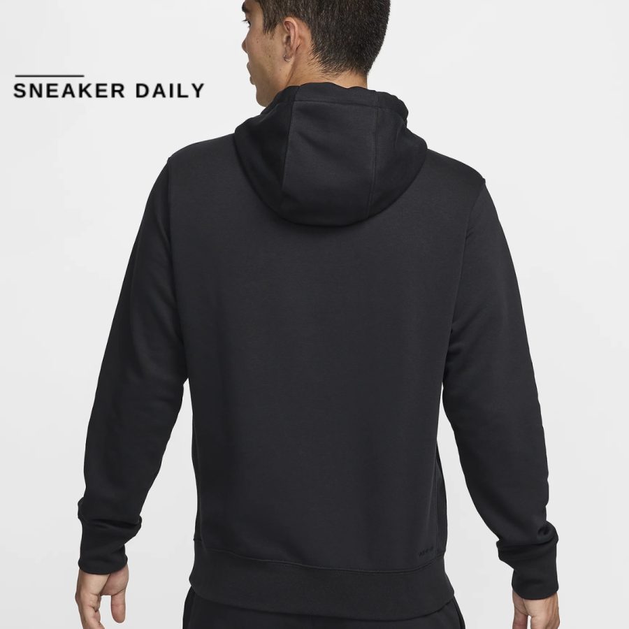 áo nike swoosh men's dry fit french terry pullover fitness hoodie fv9920-010