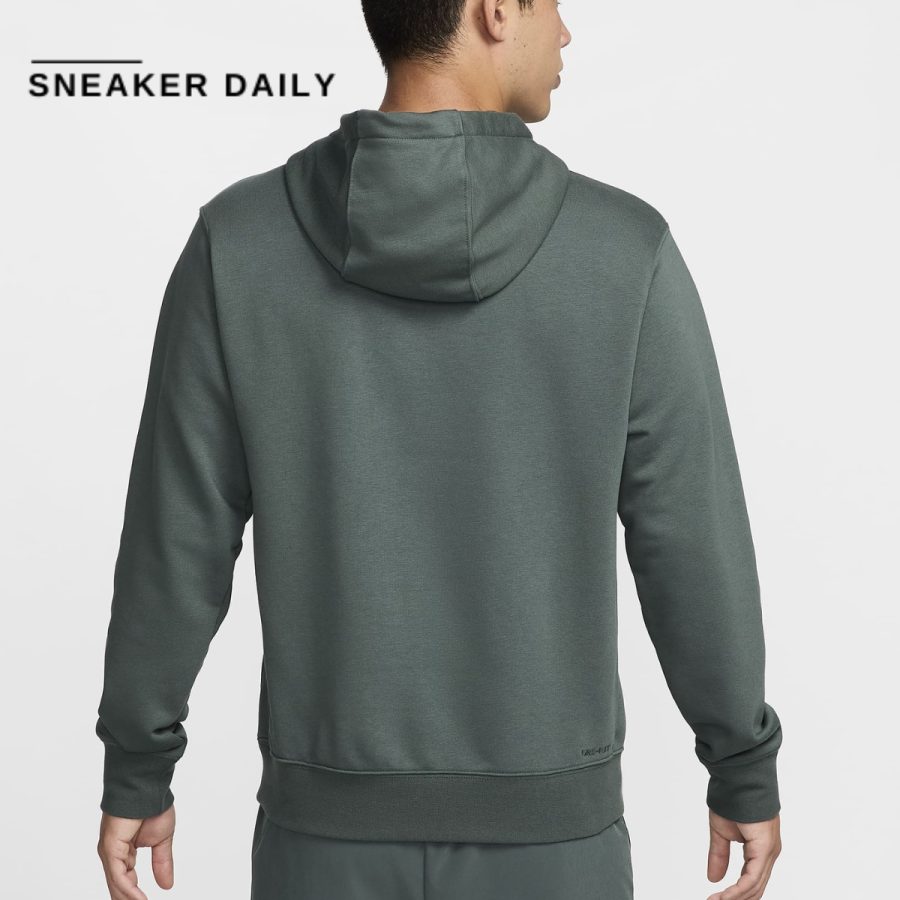 áo nike swoosh men's dry fit french terry pullover fitness hoodie fv9920-338