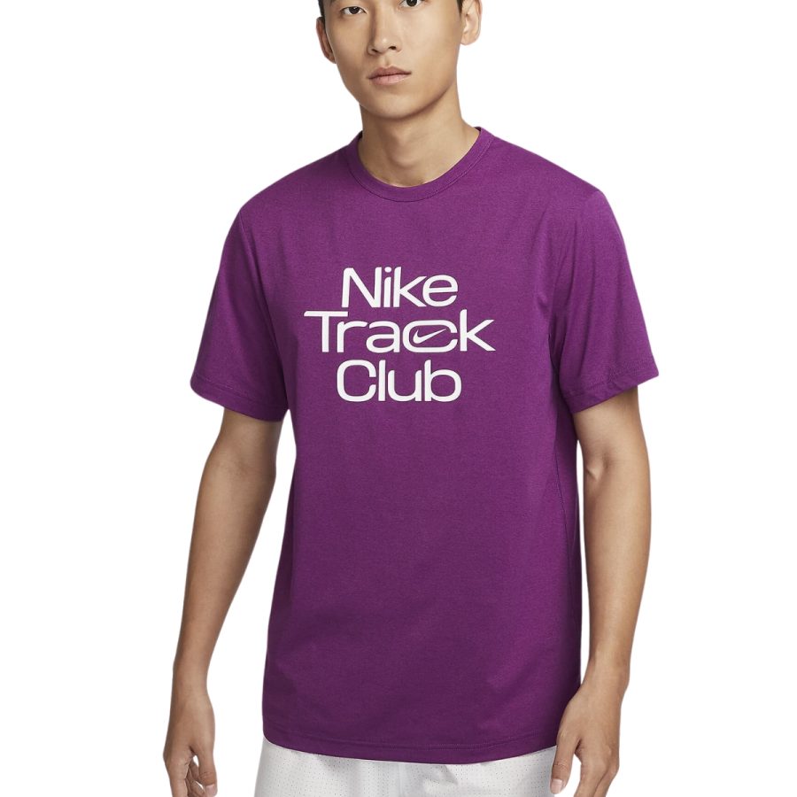 áo nike track club men's dri-fit short-sleeve running top fb5513-503