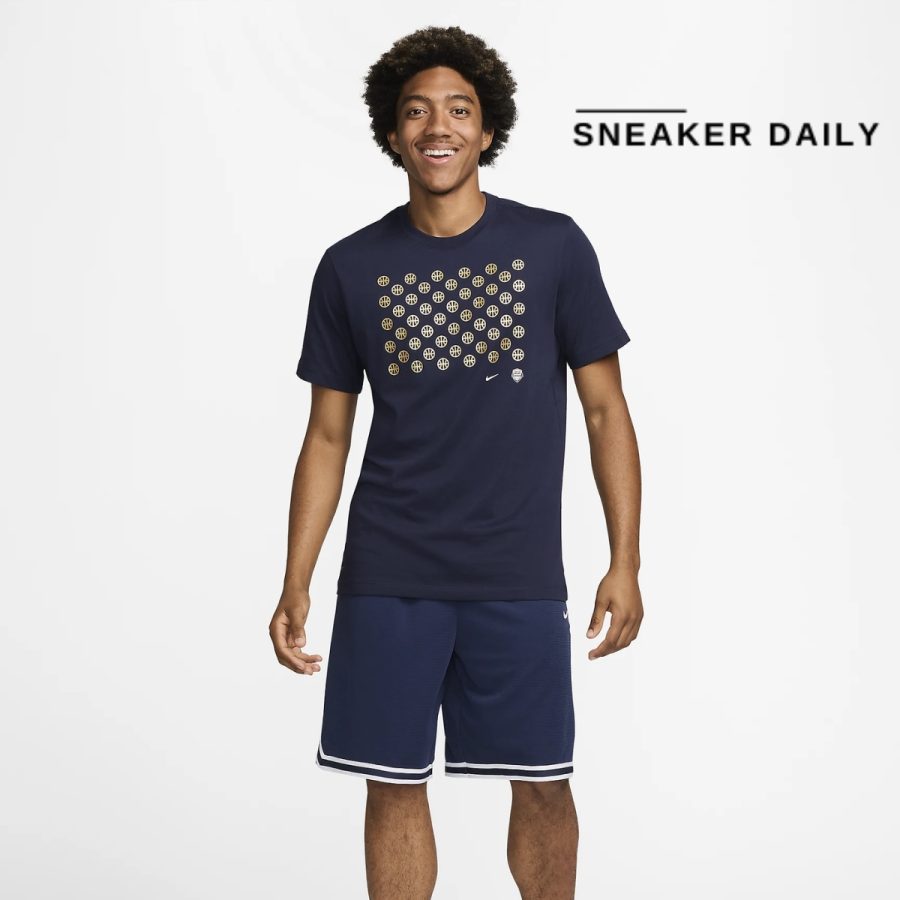 áo nike usa men's basketball t-shirt fq3631-451