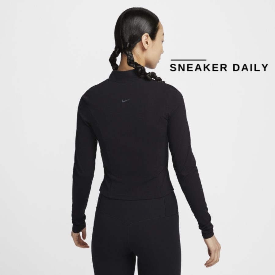 áo nike zenvy dri-fit women's full zip long sleeve top fv7424-010