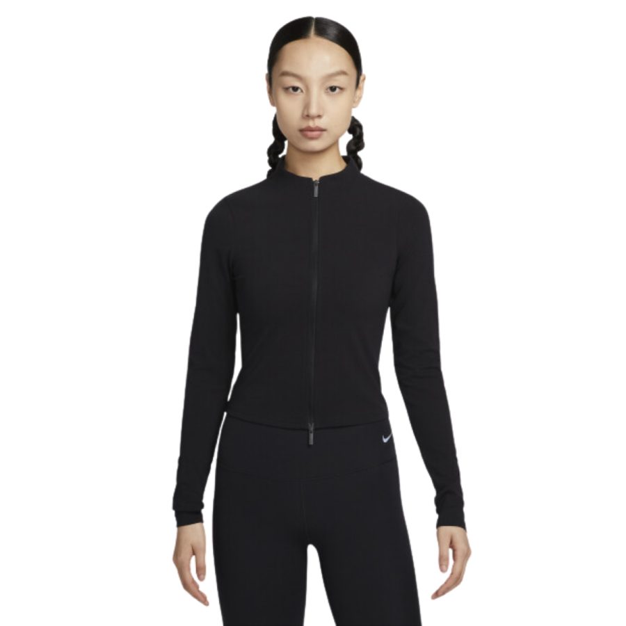 áo nike zenvy dri-fit women's full zip long sleeve top fv7424-010