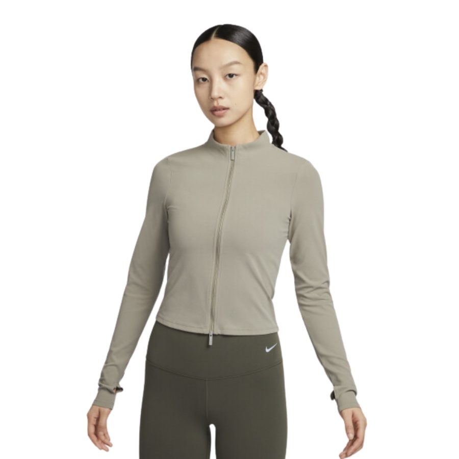 áo nike zenvy dri-fit women's full zip long sleeve top fv7424-320