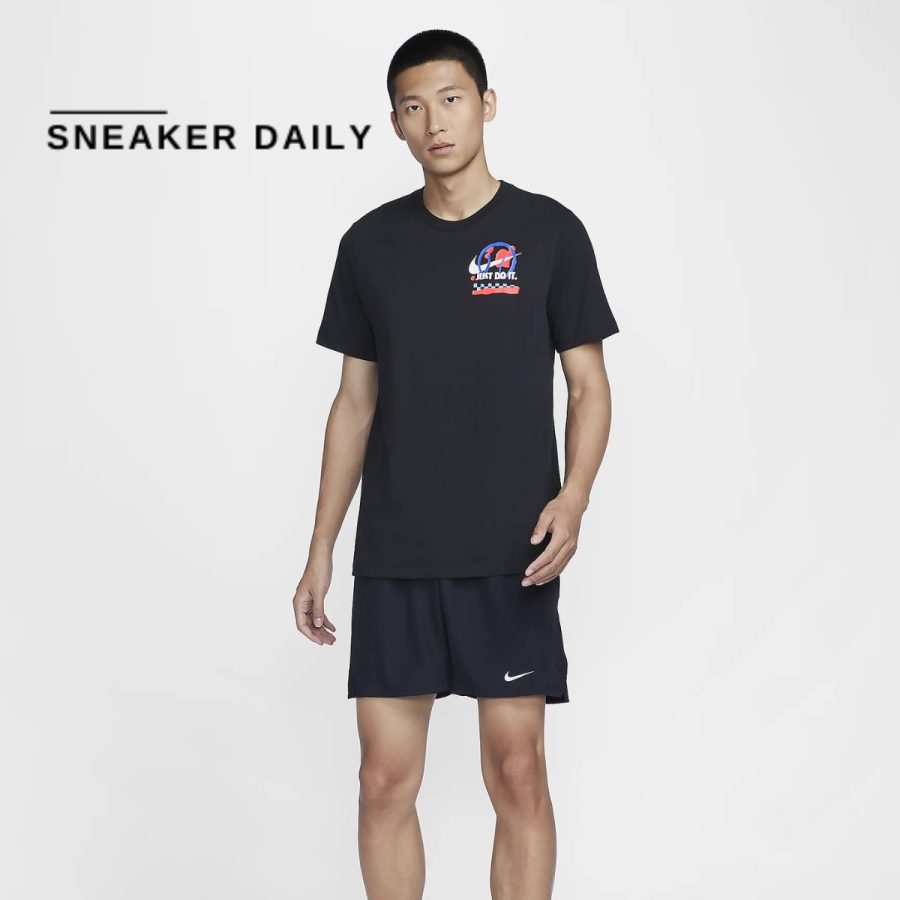 áo nikecourt men's dri-fit tennis t-shirt fz8112-010