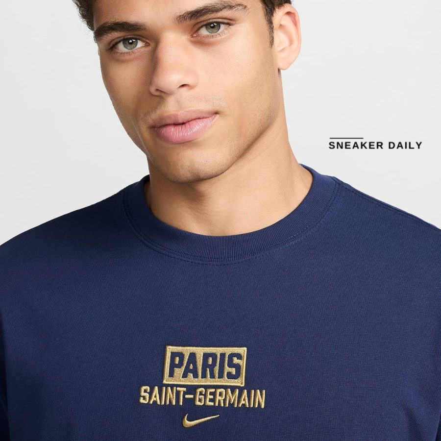 áo paris saint-germain max 90 men's nike soccer t-shirt hf0825-410