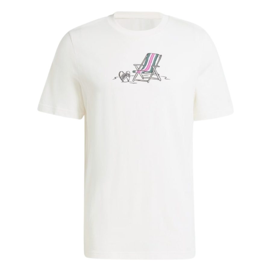 áo adidas '80s graphic beach chair tee - white jc6538