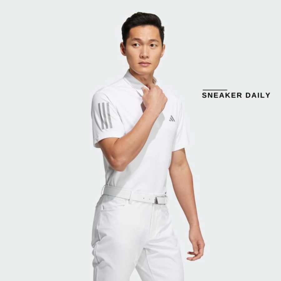 áo adidas aeroready core polo shirt - white hs9047