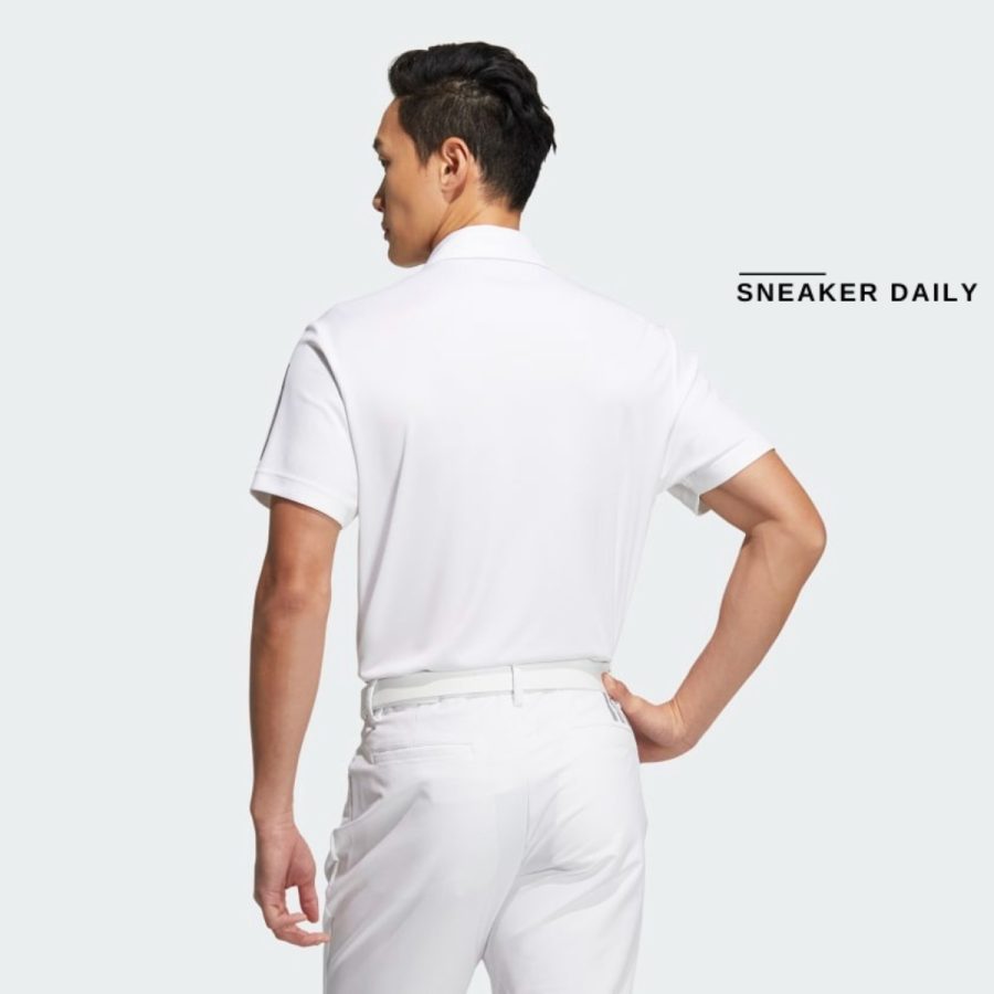 áo adidas aeroready core polo shirt - white hs9047