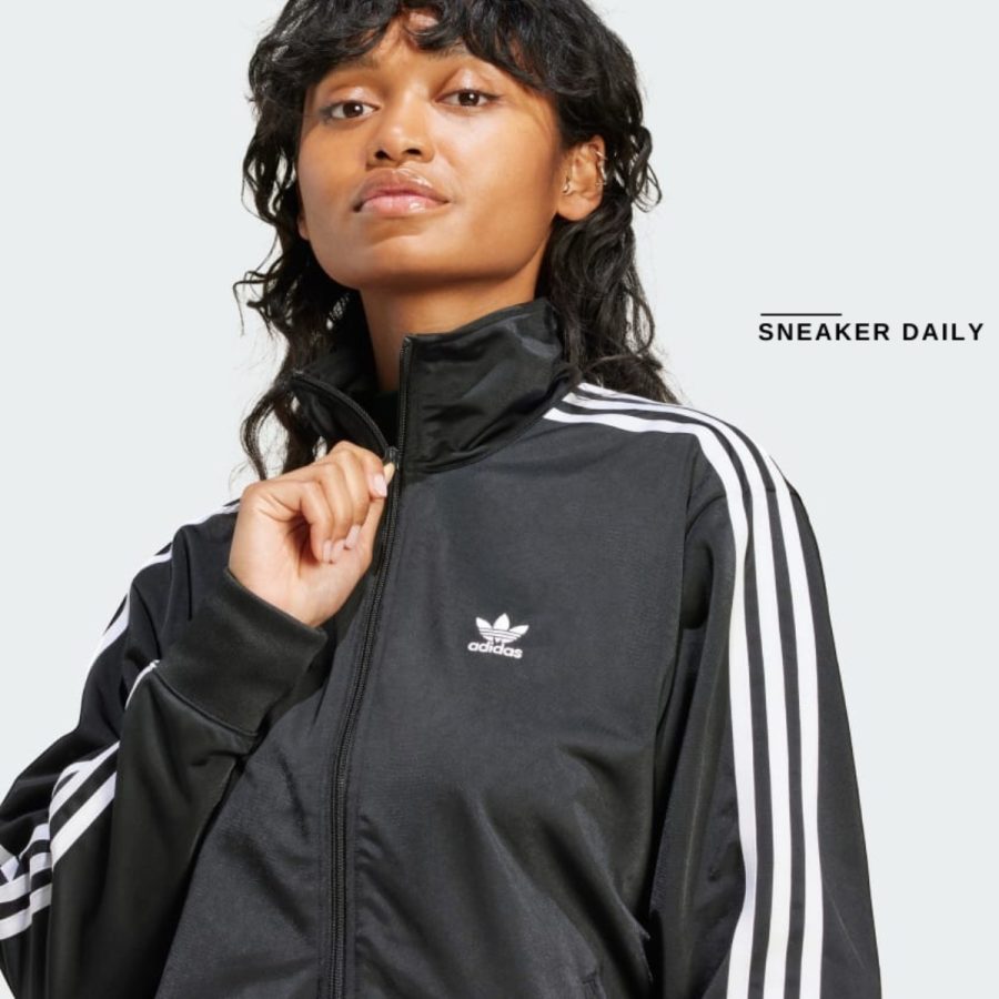 áo adidas adicolor classics loose firebird track top - black it7405