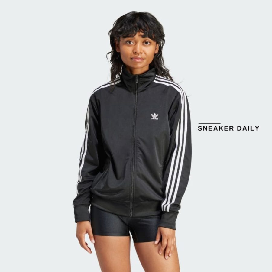 áo adidas adicolor classics loose firebird track top - black it7405