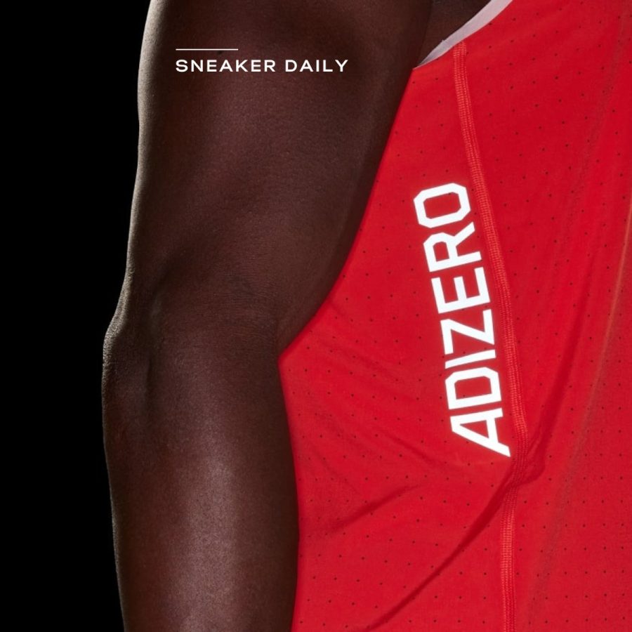 áo adidas adizero running singlet - orange iq4926