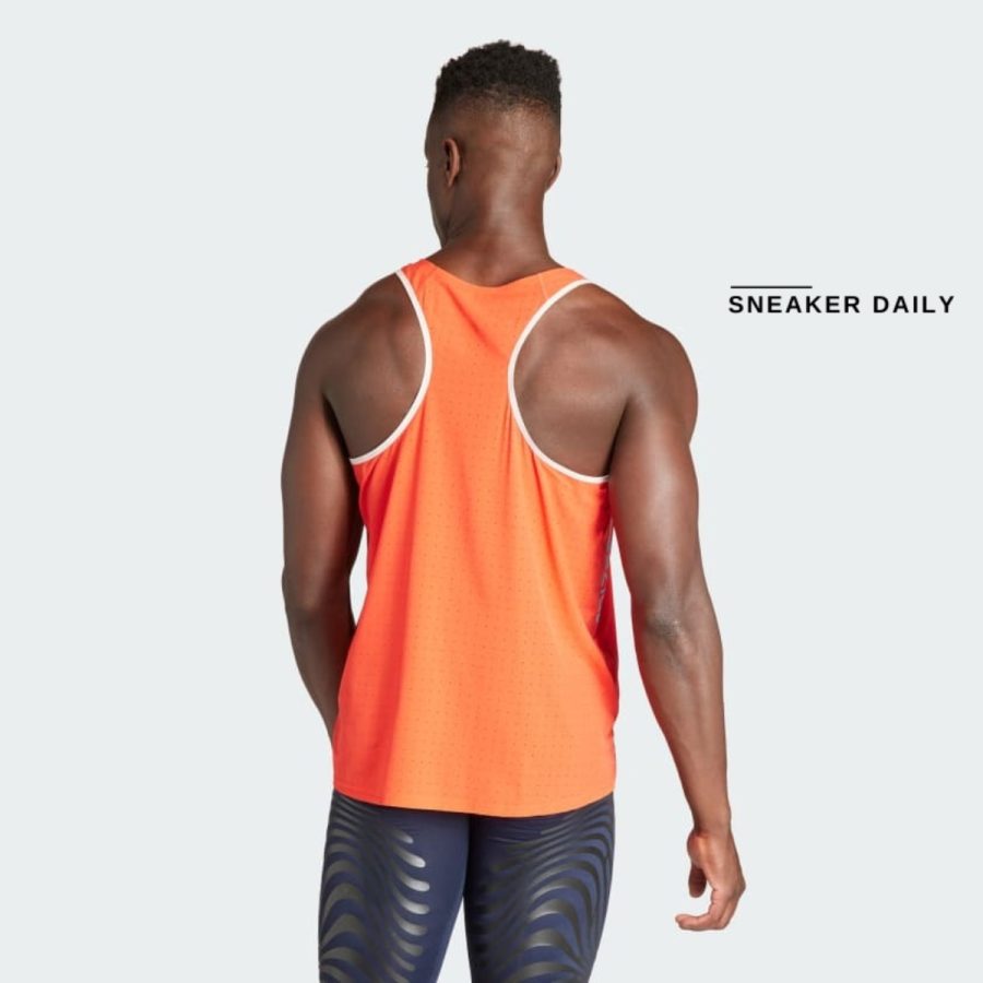 áo adidas adizero running singlet - orange iq4926