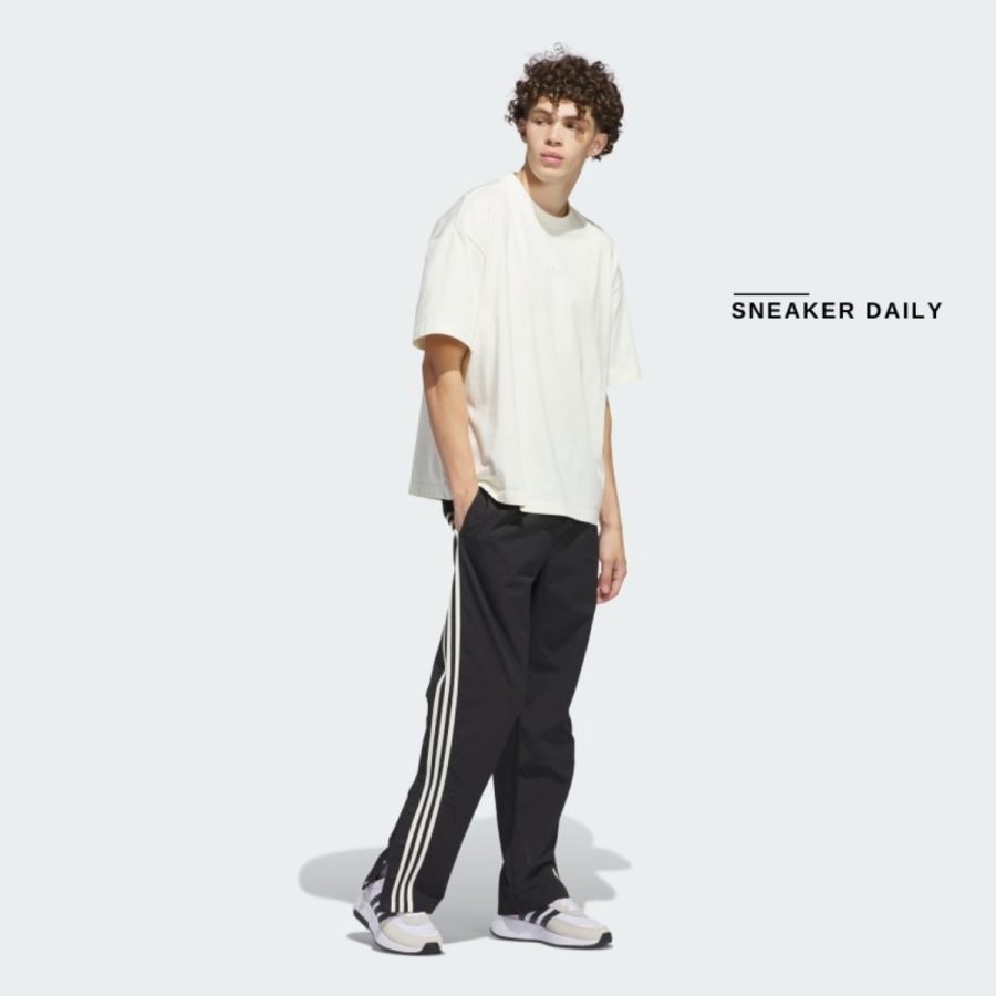 áo adidas basketball classic tee (gender neutral) - ivory ir6383