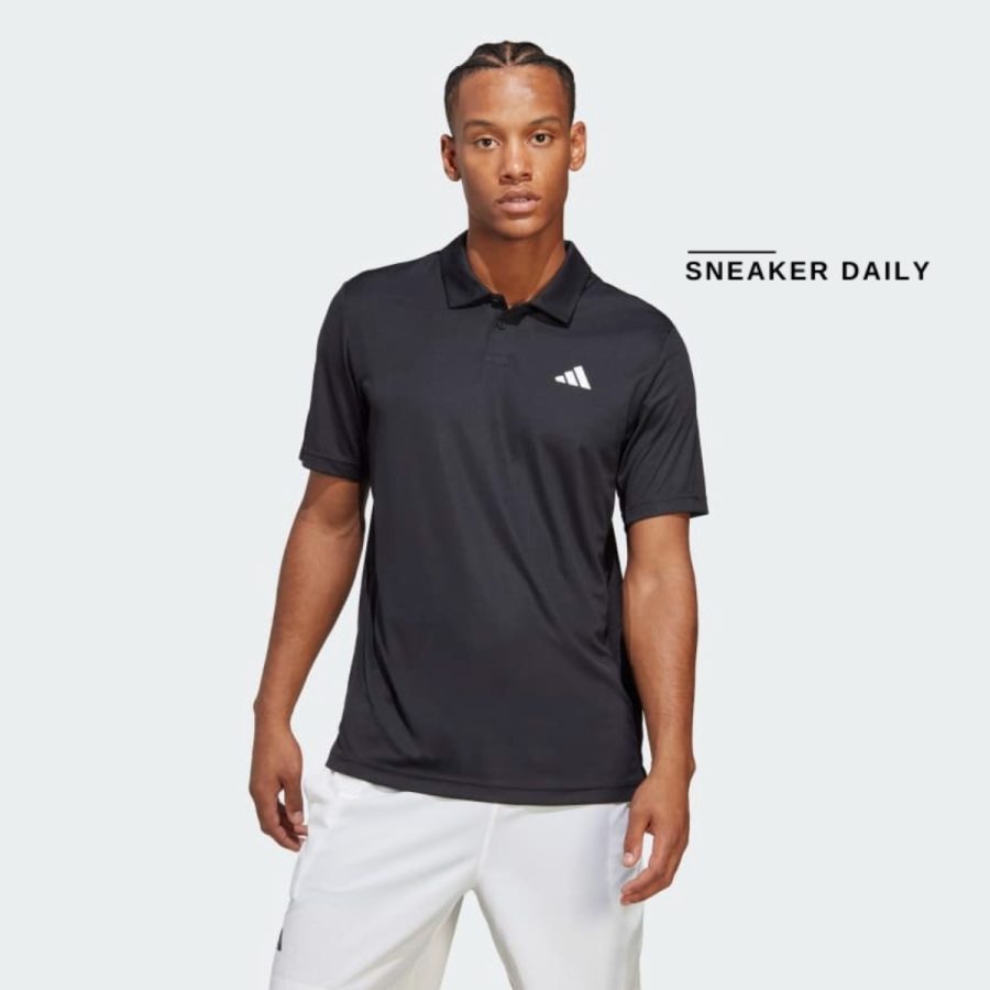 áo adidas club tennis polo shirt - black hs3278