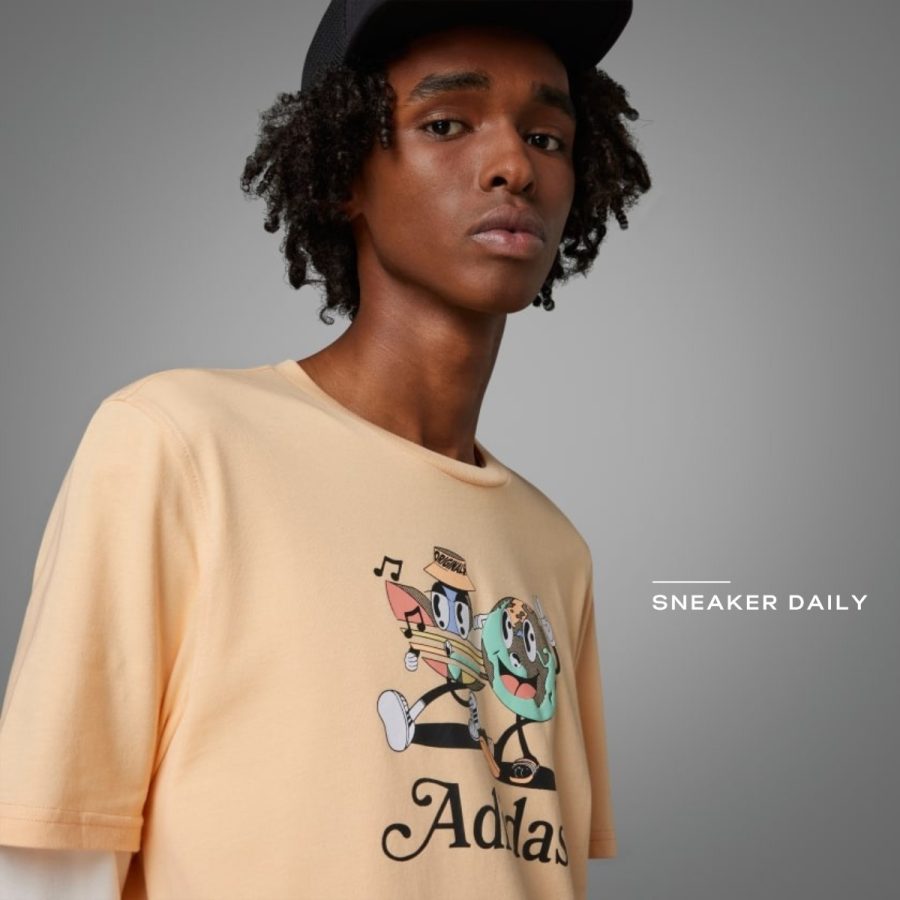 áo adidas enjoy summer graphic tee - acid orange it8182