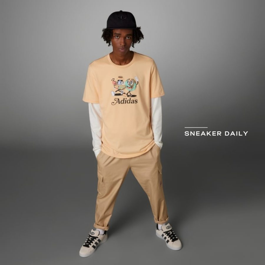 áo adidas enjoy summer graphic tee - acid orange it8182