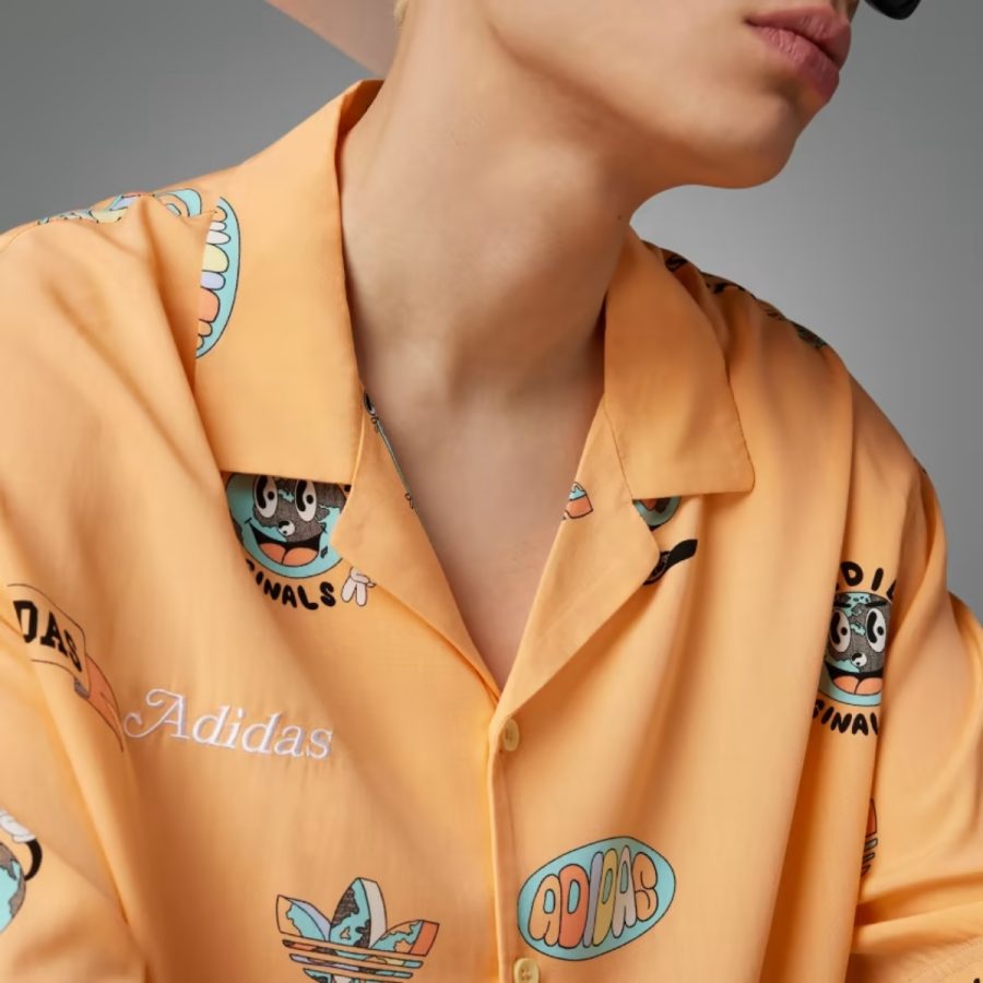 áo adidas enjoy summer resort shirt orange it8178