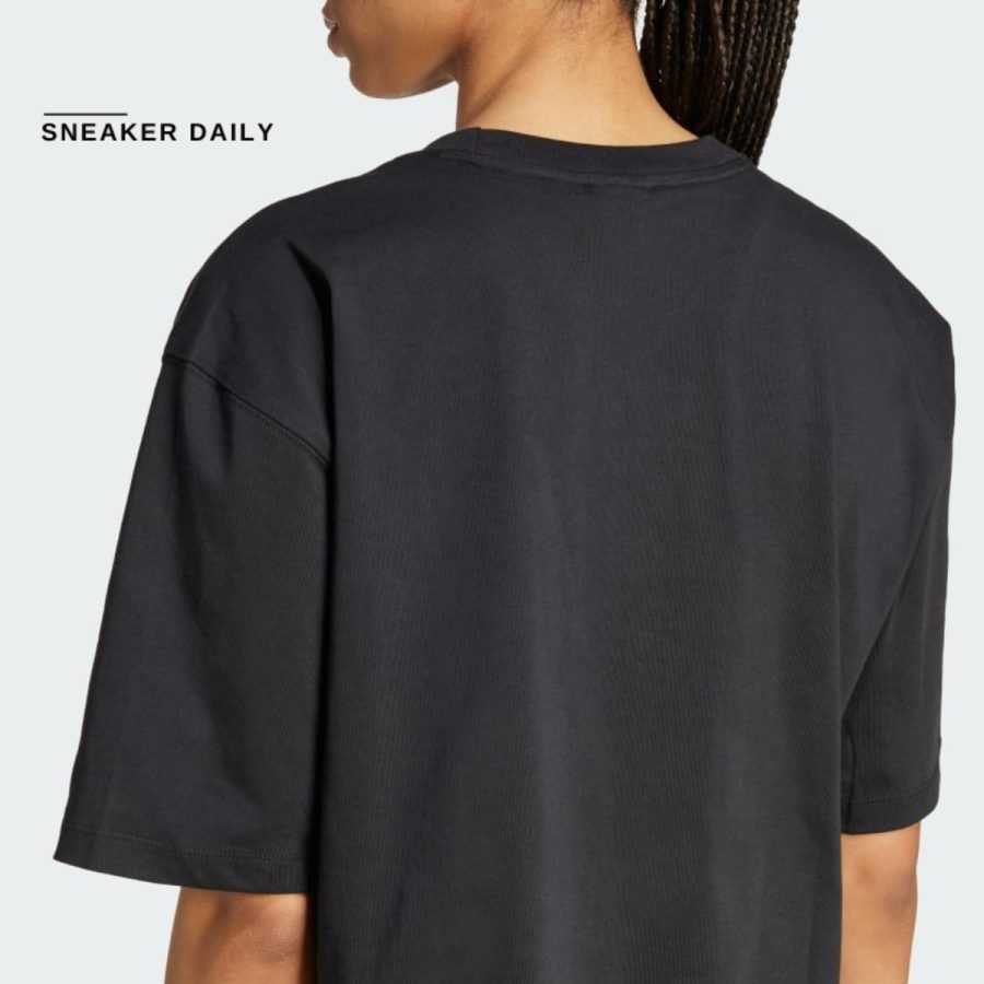 áo adidas essentials crop tee - black iw5706
