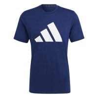 áo adidas essentials feelready logo training tee - dark blue ib8275