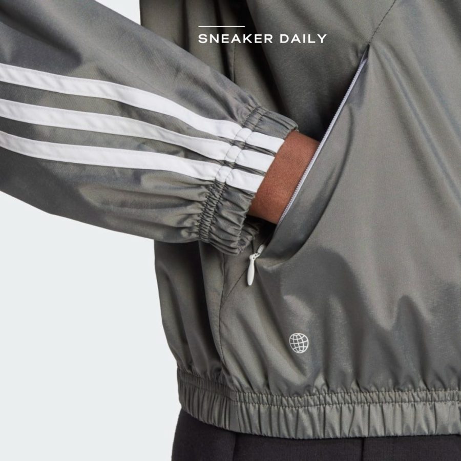 áo adidas future icons woven jacket - linen green hk0529