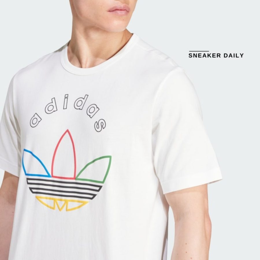 áo adidas graphic tee - cloud white iw3237