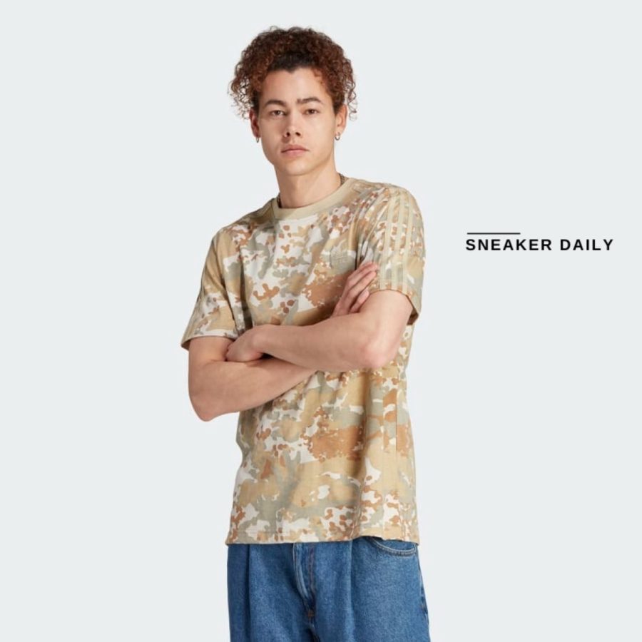 áo adidas graphics camo tee - savanna ip0285
