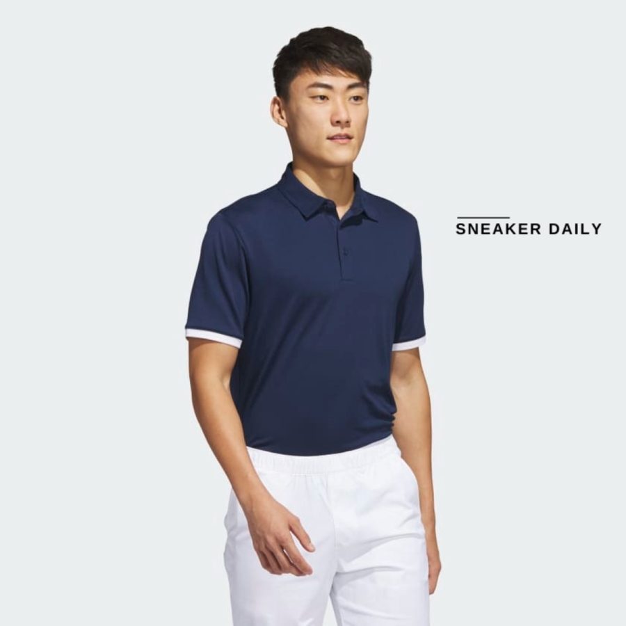 áo adidas heat.rdy golf polo shirt - collegiate navy hs1134