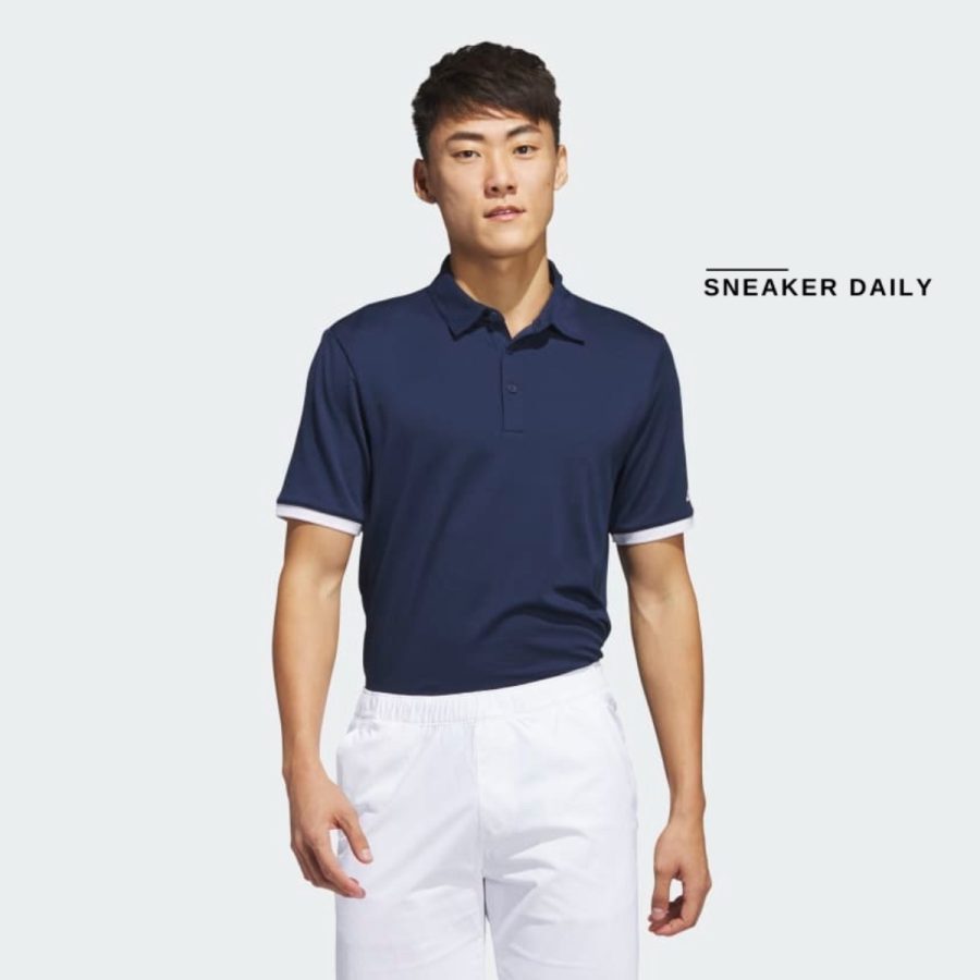 áo adidas heat.rdy golf polo shirt - collegiate navy hs1134