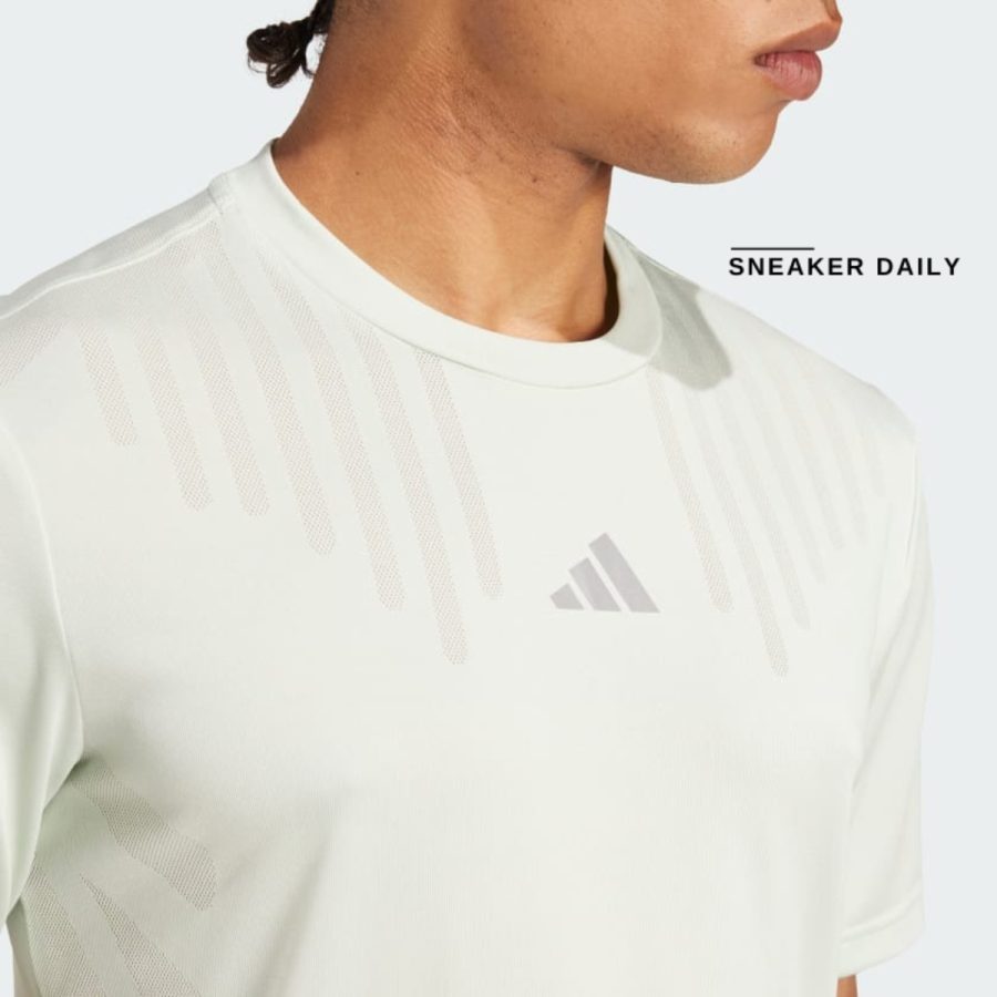 áo adidas hiit airchill workout tee - linen green ix9105