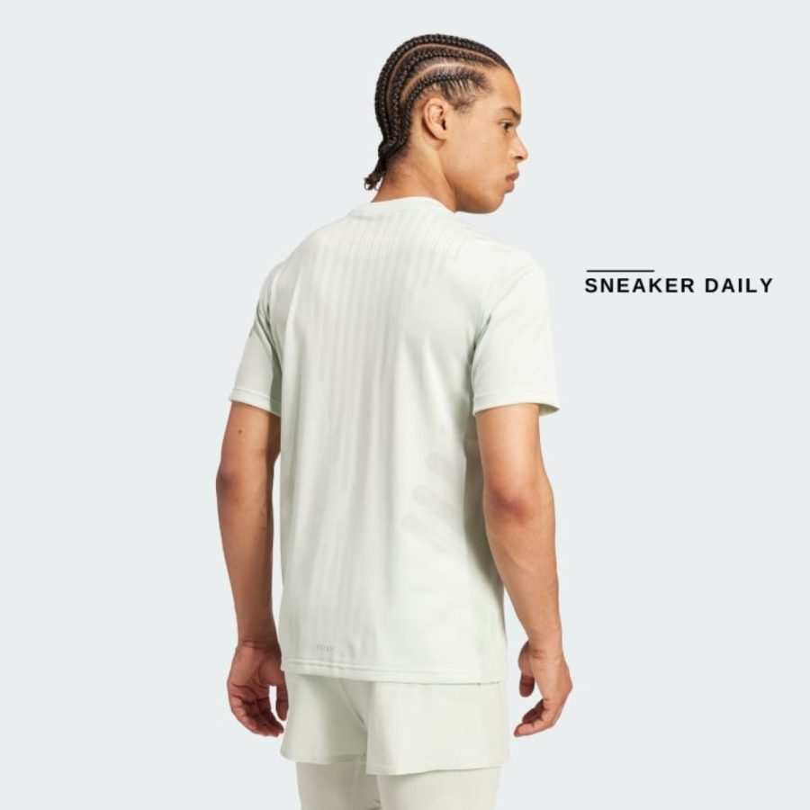 áo adidas hiit airchill workout tee - linen green ix9105