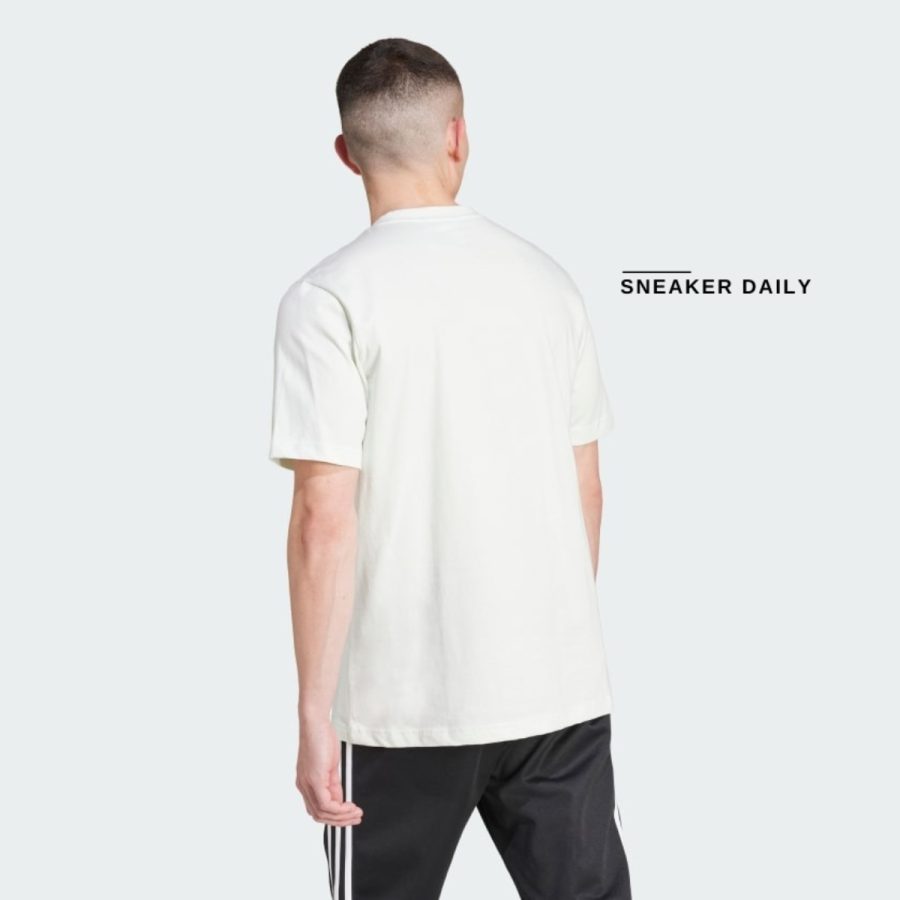 áo adidas originals leisure league logo tee - white jd6342