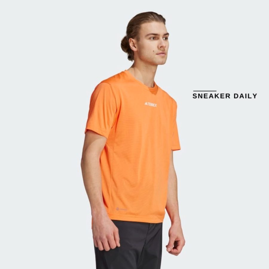 áo adidas terrex multi tee - semi impact orange hz6259