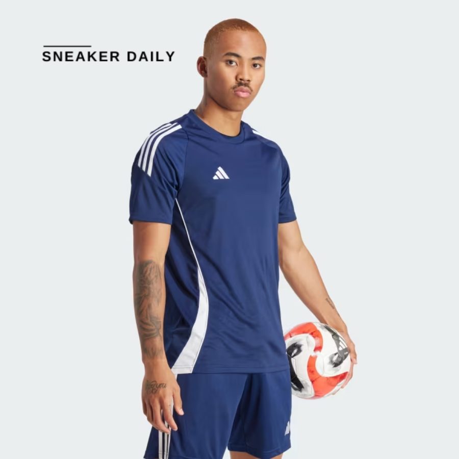 áo adidas tiro 24 men's jersey blue is1018