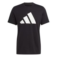 áo adidas train essentials feelready logo training tee - black ib8273