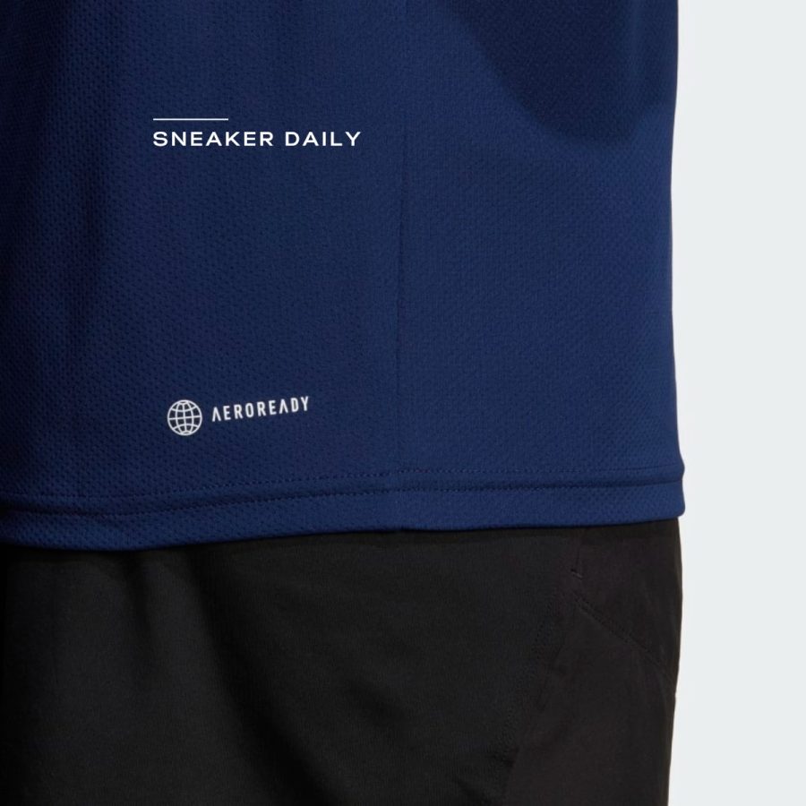áo adidas train essentials training tee - dark blue ic7429