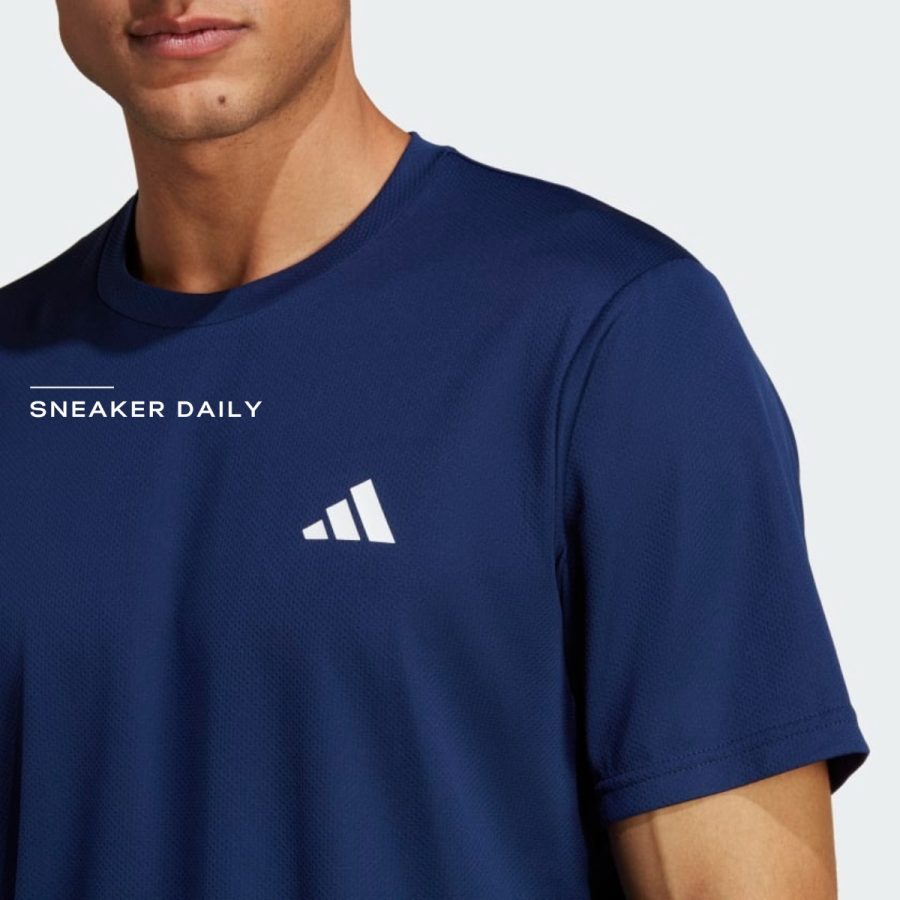 áo adidas train essentials training tee - dark blue ic7429