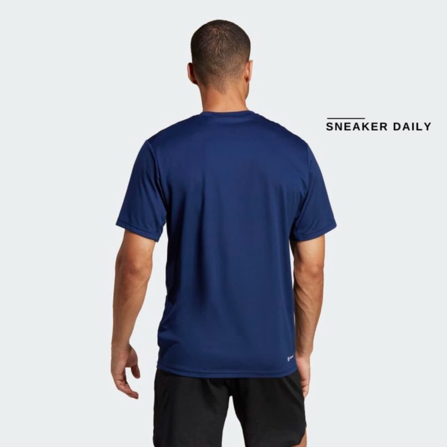 áo adidas train essentials training tee - dark blue ic7429