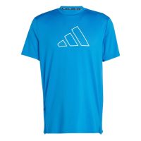 áo adidas train icons big logo training tee - bright royal in9815