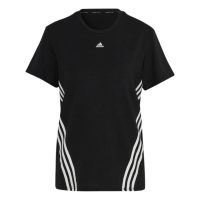 áo adidas trainicons 3-stripes tee - black hk6975