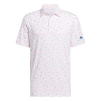 áo adidas ultimate365 allover print polo shirt - white il0553