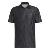 áo adidas ultimate365 print golf polo shirt - black hz3191