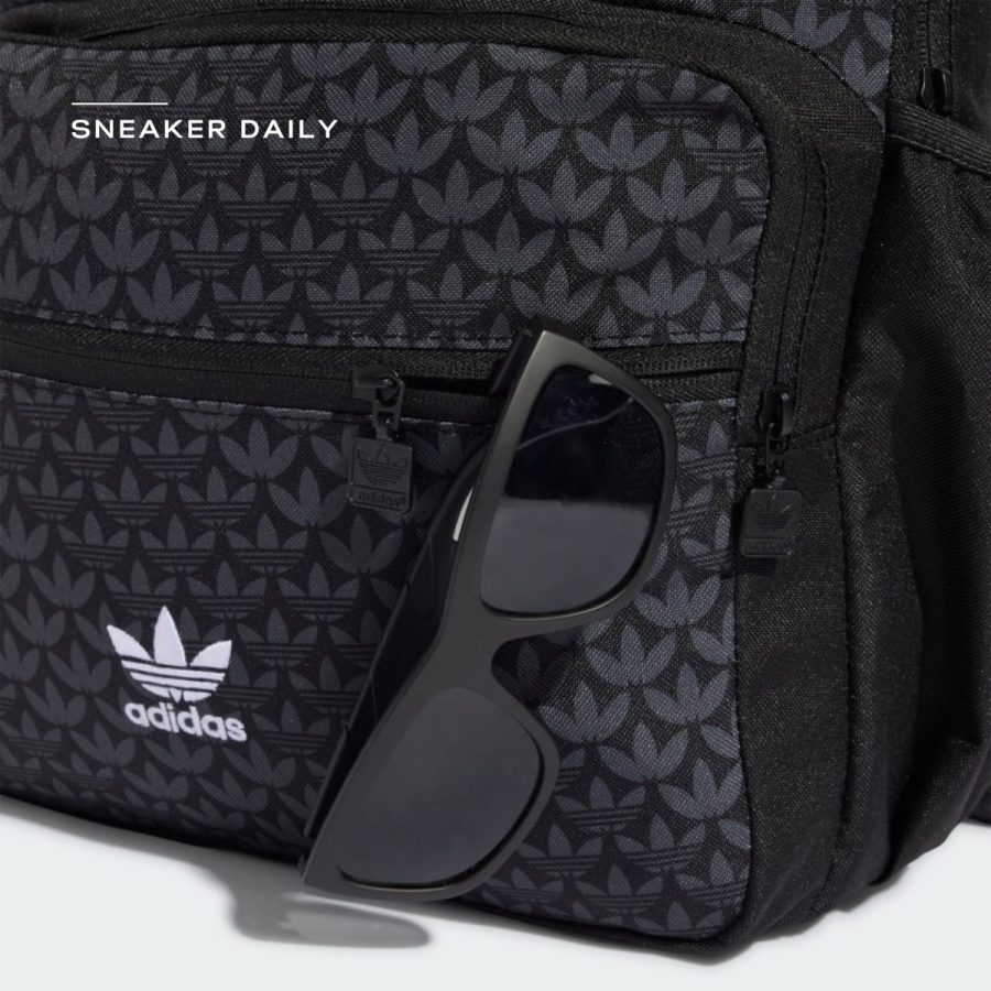 balo adidas monogram backpack - black ix6828