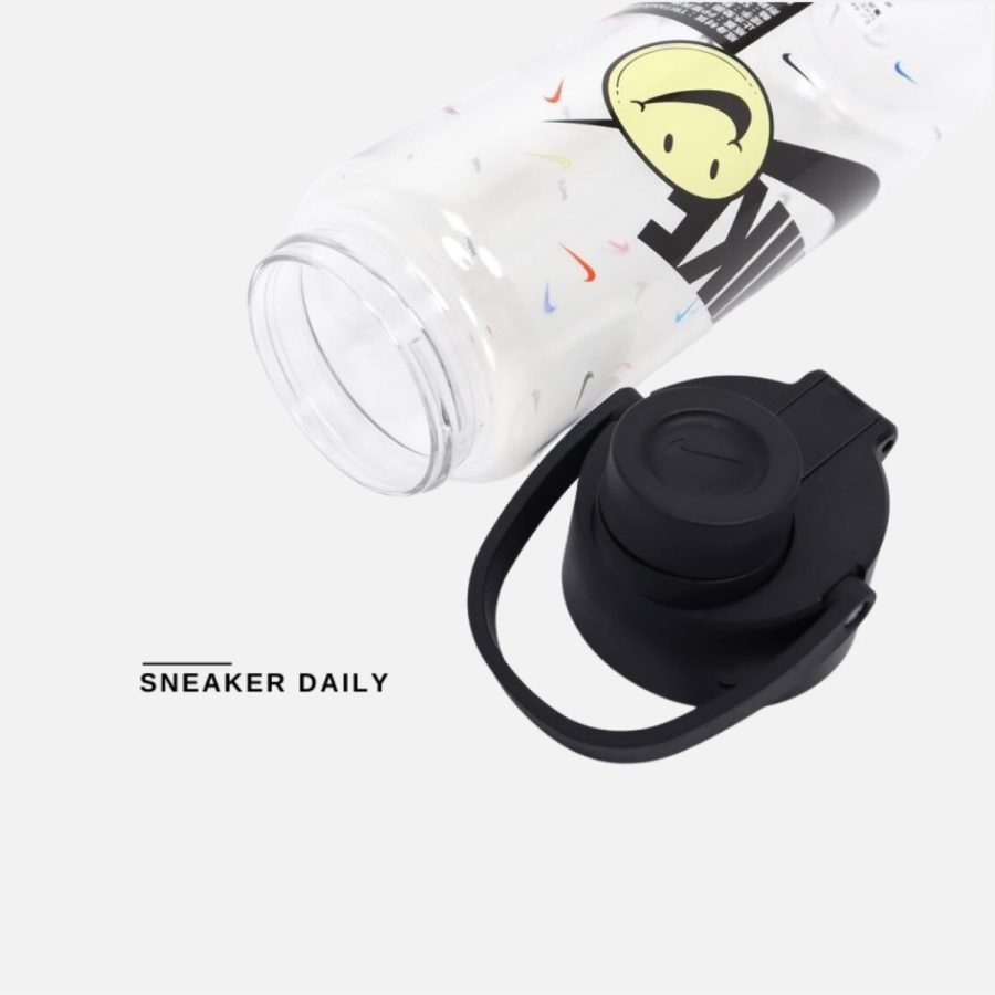 bình nước nike tr recharge 790ml 'black/clear' dx7863-968